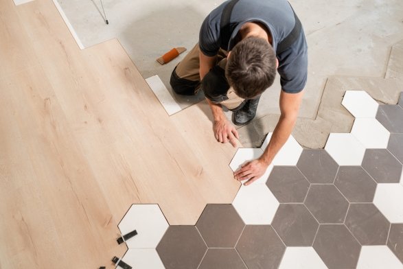 Flooring installation services in Broadview